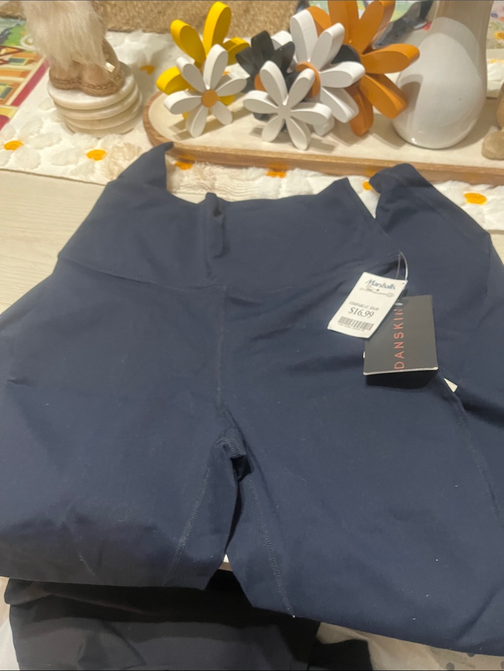 Danskin Navy High-Rise Athletic Leggings